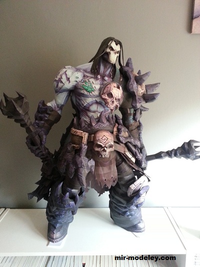 №17485 - Дарксайдерс II / Darksiders II, Death (Paperwar) из бумаги