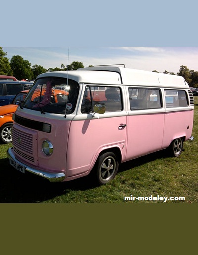 №17591 - Paul’s VW (Paperdiorama) из бумаги