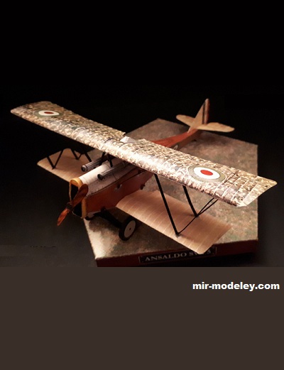 №17562 - Ansaldo S.V.A. 5 (PaperDiorama) из бумаги