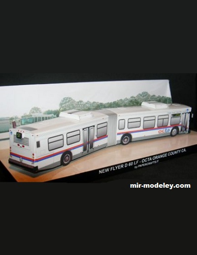 №17573 - Octa Newflyer D60 LF (Paperdiorama) из бумаги