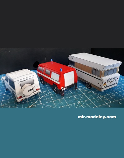 №17552 - Three EtM (Easy to Make) (Paperdiorama) из бумаги