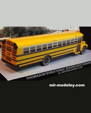 №17543 - Thomas / International 3800 (Paperdiorama) из бумаги