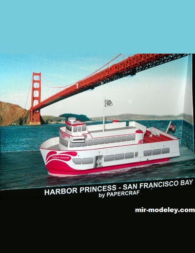 №17537 - Harbor Princess Vessel (PaperDiorama) из бумаги