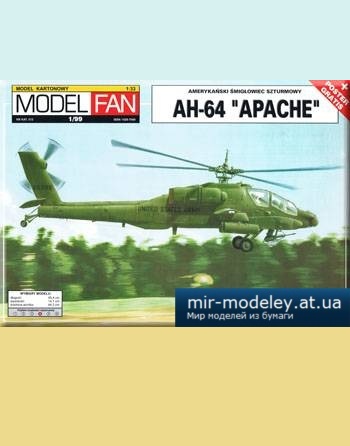№1778 - AH-64 Apache (Model Fan 01/1999) из бумаги