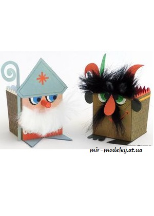 №1717 - Mikulas, Cert [ABC 1976-06] из бумаги