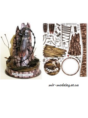 №1710 - Tesařík obrovský [ABC 10-2006] из бумаги