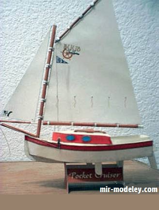 №17681 - Яхта Pocket Cruiser (Kevin Green) из бумаги