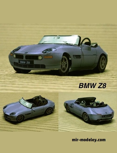 №17699 - BMW Z8 (3DPMS) из бумаги