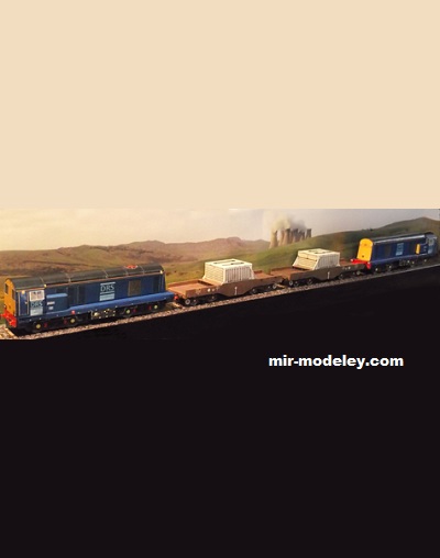№17619 - DRS Nuclear Flask Train (Paperdiorama) из бумаги