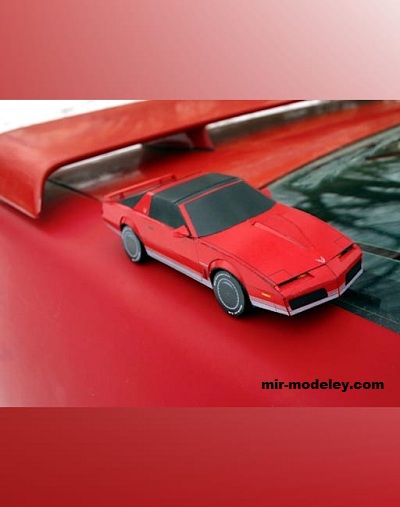 №17787 - Автомобиль Pontiac Firebird (Project KITT) из бумаги