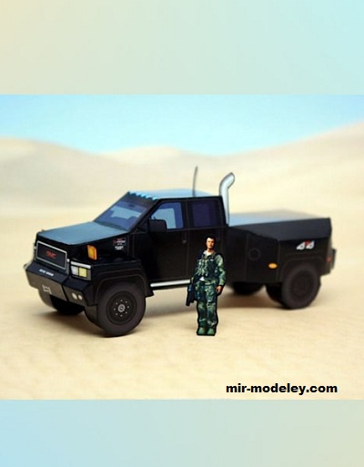 №17786 - Трансформер Айронхайд GMC Topkick C4500 (Project KITT) из бумаги