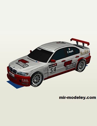 №17796 - BMW 320i (Atlantic3D) из бумаги