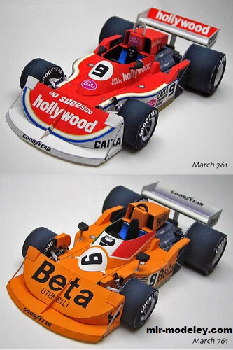 №17771 - March 761B (Metmania) из бумаги