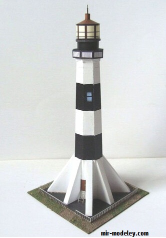 №17719 - Sabine Pass Lighthouse (Jay Riel) из бумаги