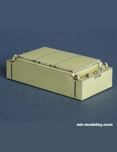 №17734 - LASH Barge (Paper Shipwright) из бумаги