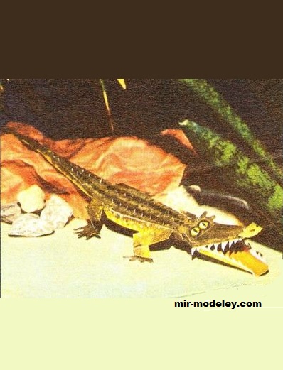 №17777 - Крокодил (ABC 1978- 10) из бумаги