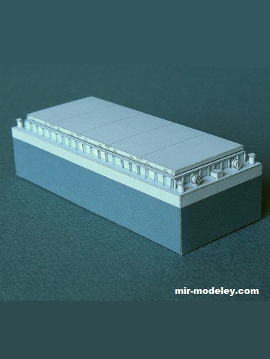 №17732 - BACO Barge (Paper Shipwright) из бумаги