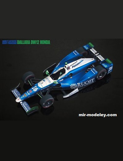№17765 - Dallara DW12 Honda 2017 Indianapolis 500 championship car (Sunny78) из бумаги