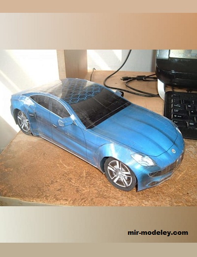 №17788 - Автомобиль Fisker Karma (Project KITT) из бумаги