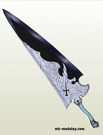 №17896 - Меч Two-s Sword (Svanced) из бумаги