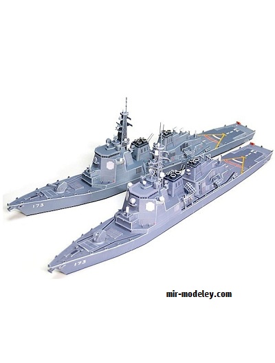 №17876 - Эскадренный миноносец Конго (Shikisha) из бумаги