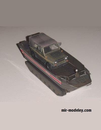 №17806 - Плавающий гусеничный транспортер К-61 (MiRo) из бумаги