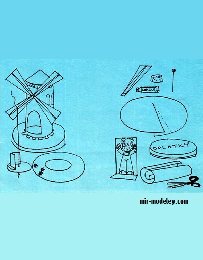 №17843 - Домашний гигрометр / Domaci vlhkomer [ABC 16/1979] из бумаги