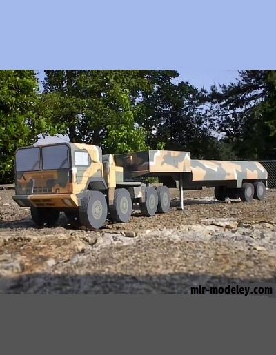 №17801 - Ground Launched Cruise Missile (GLCM) из бумаги