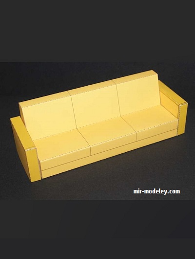 №17872 - Диван (Shikisha) из бумаги