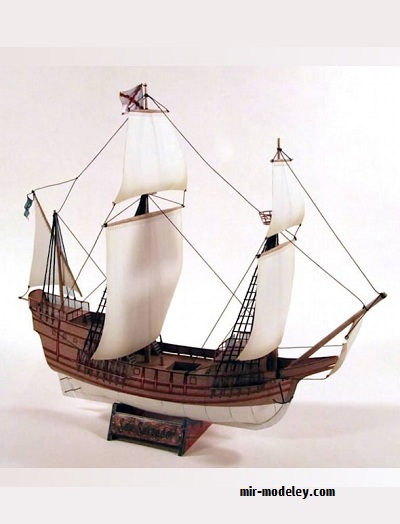 №17862 - Галеон Сан-Сальвадор (San Diego Maritime Museum) из бумаги