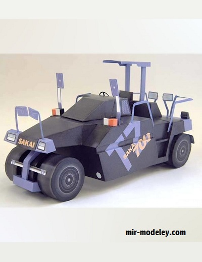 №17821 - Пневматический каток SAKAI TZ700 (Металлик) (Sakai) из бумаги