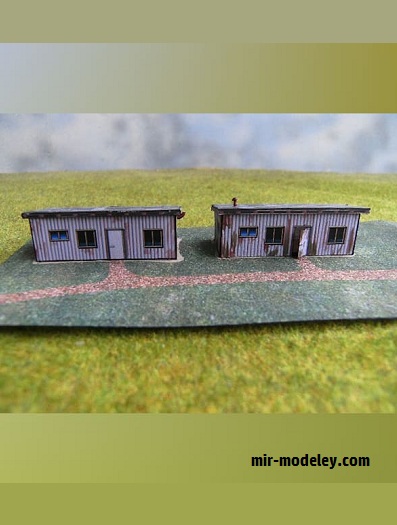 №17812 - Сарай (Currell Graphics) из бумаги