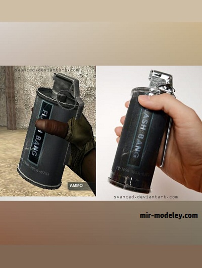 №17890 - Светошумовая граната (Svanced) из бумаги