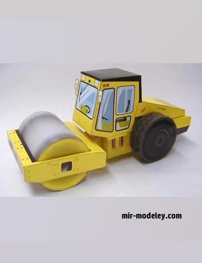 №17819 - Дорожный каток SAKAI SV510D-1 (Sakai) из бумаги