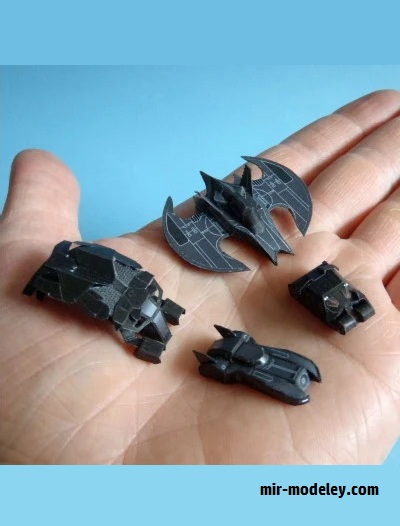№17951 - Batman 1989 Micromodel & Dark Knight Micromodel Sets (PR Models) из бумаги