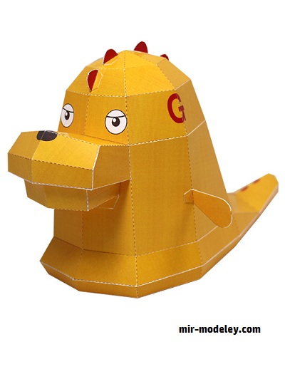 №17979 - The Great Monster Gurala [Papermodel Japan] из бумаги