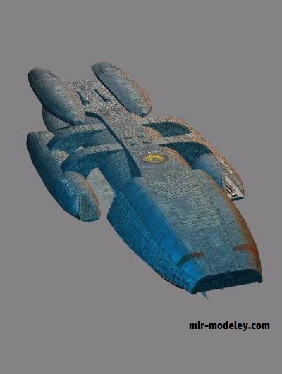 №17914 - Battlestar Galactica (Trent Henry, Steve Bondy) из бумаги