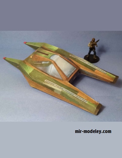 №17954 - Star Wars Green Airspeeder (C. Jefferson O’Connor) из бумаги