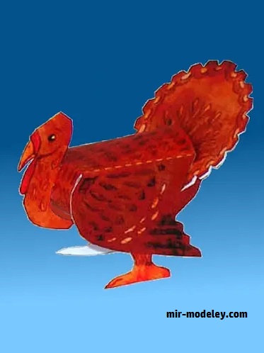 №17920 - Glue-less Turkey (Tektonten) из бумаги