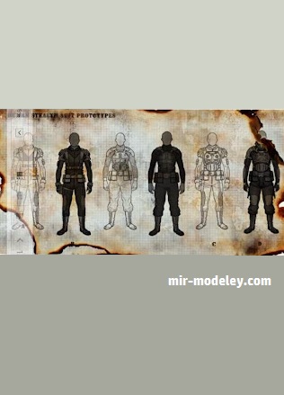 №17996 - Fallout New Vegas, Stealth Suit, Poster [MTK's Card Craft] из бумаги