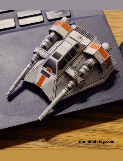 №17916 - Hoth Snowspeeder (Tektonten) из бумаги