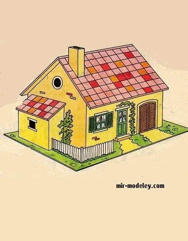 №17949 - Mickey — His Country House (Picsou Magazine) из бумаги