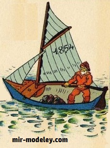 №17931 - La mouette (Editions JELP) из бумаги