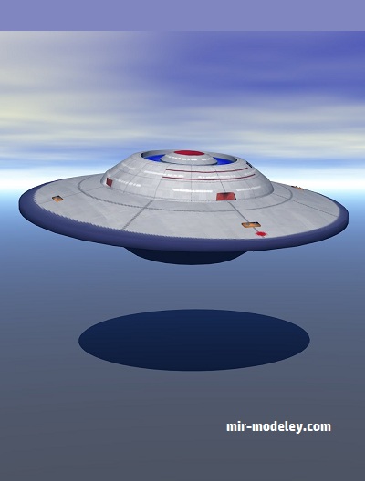 №18047 - UFO-1 [MTK's Card Craft] из бумаги