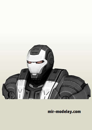 №18015 - War Machine V1 + Preview [MTK's Card Craft] из бумаги
