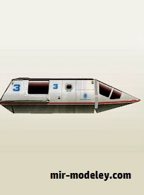 №18007 - Simple TMP Air Tram [MTK's Card Craft] из бумаги