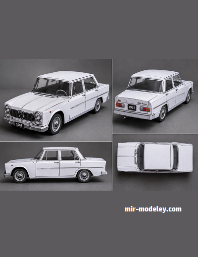 №18073 - Автомобиль Alfa Romeo (PaperToys) из бумаги