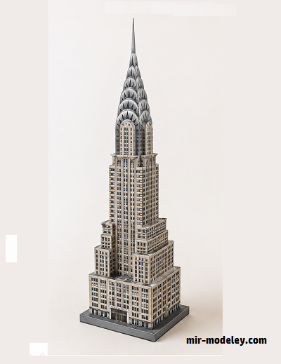 №18091 - Крайслер-билдинг / Chrysler Building (PaperToys) из бумаги