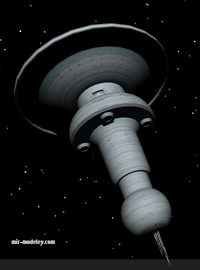 №18035 - TMP Starbase 47 [MTK's Card Craft] из бумаги