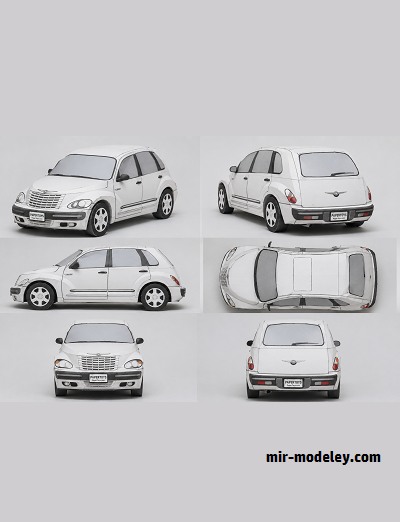 №18092 - Автомобиль Chrysler PT Cruiser (PaperToys) из бумаги